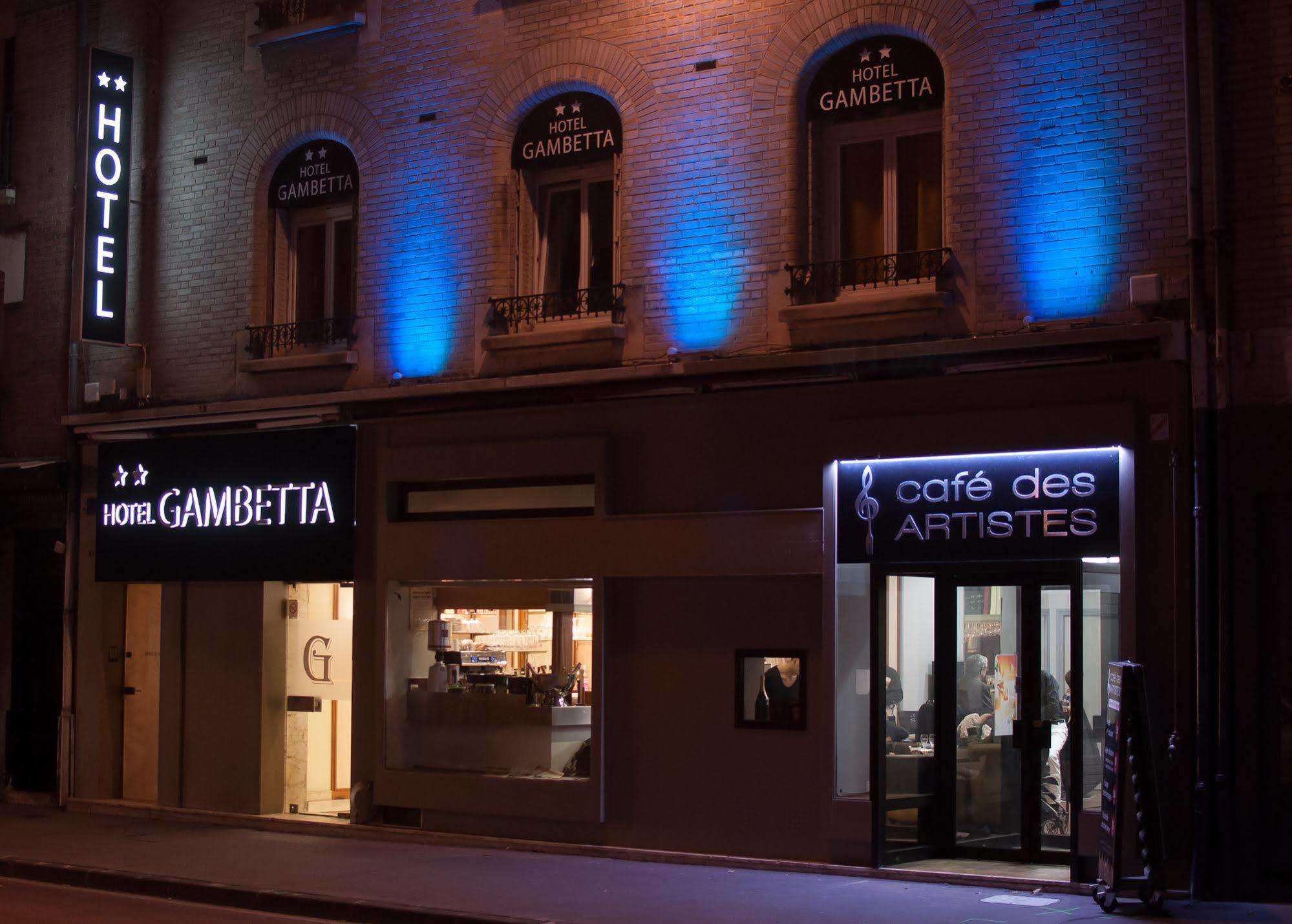 Hôtel Gambetta - Café Des Artistes Reims Esterno foto